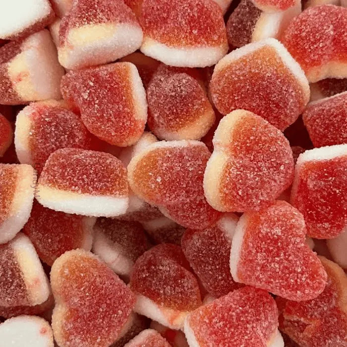 Cœur fourré pêche sucré 100 gr