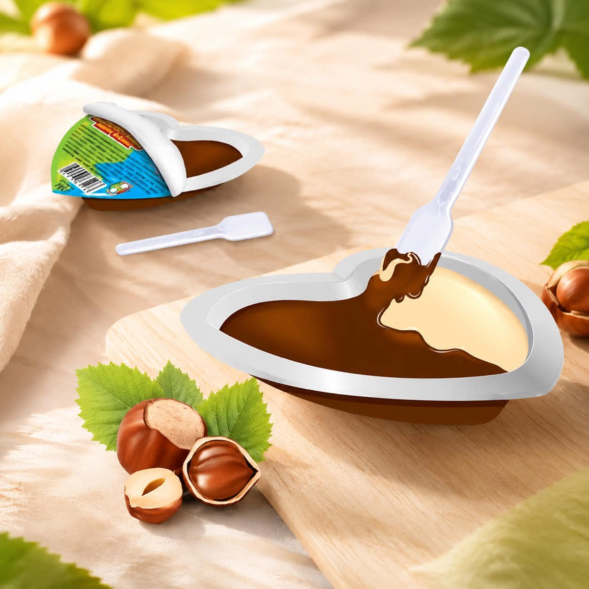 Cœur chocolat cuillère non inclue