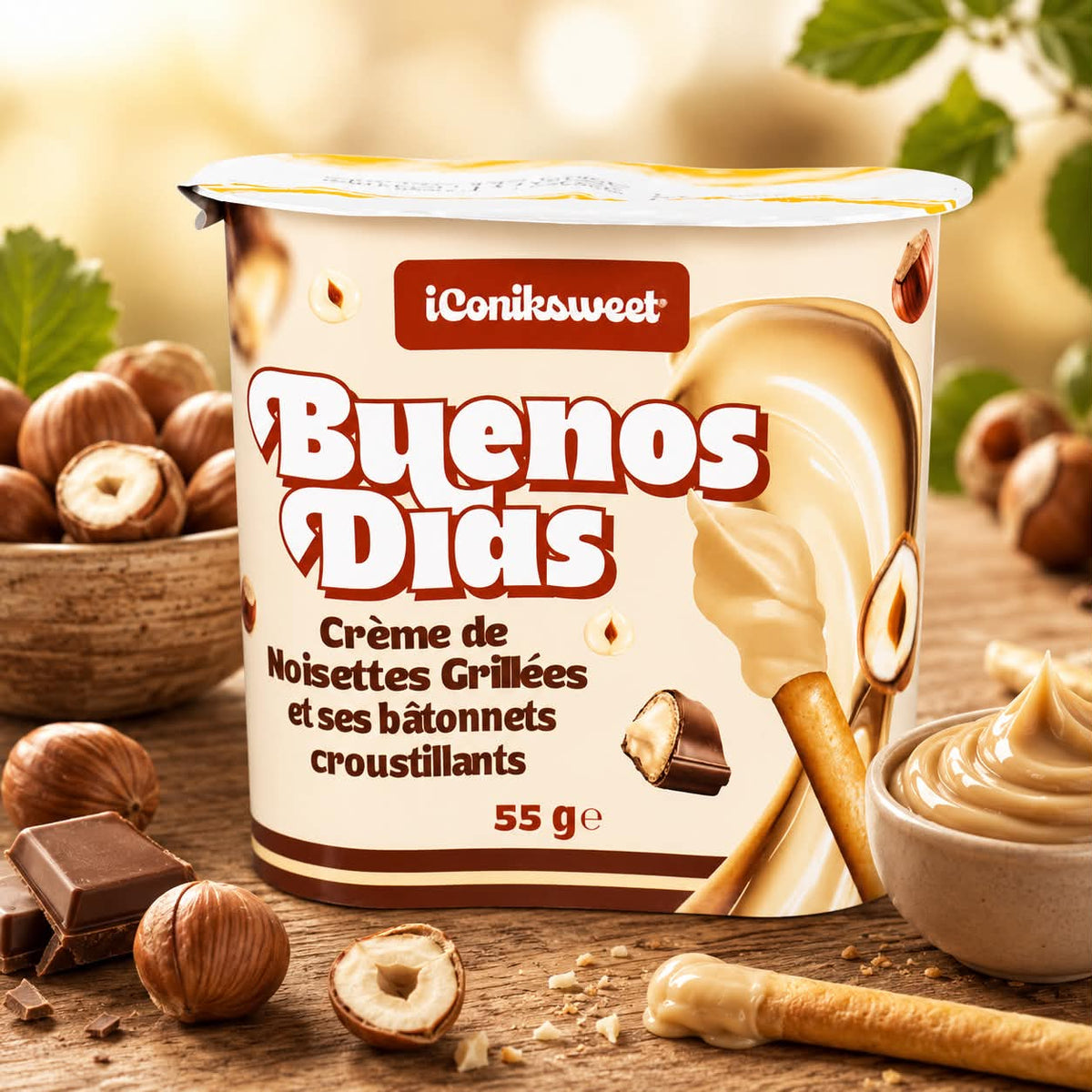 Buenos Dias crème de noisettes grillées 1 pc