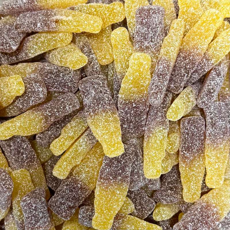 Bouteille mangue cola suédois 100 gr