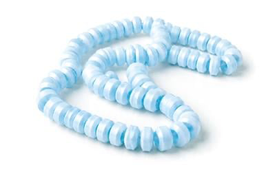 Collier bleu 1 pc