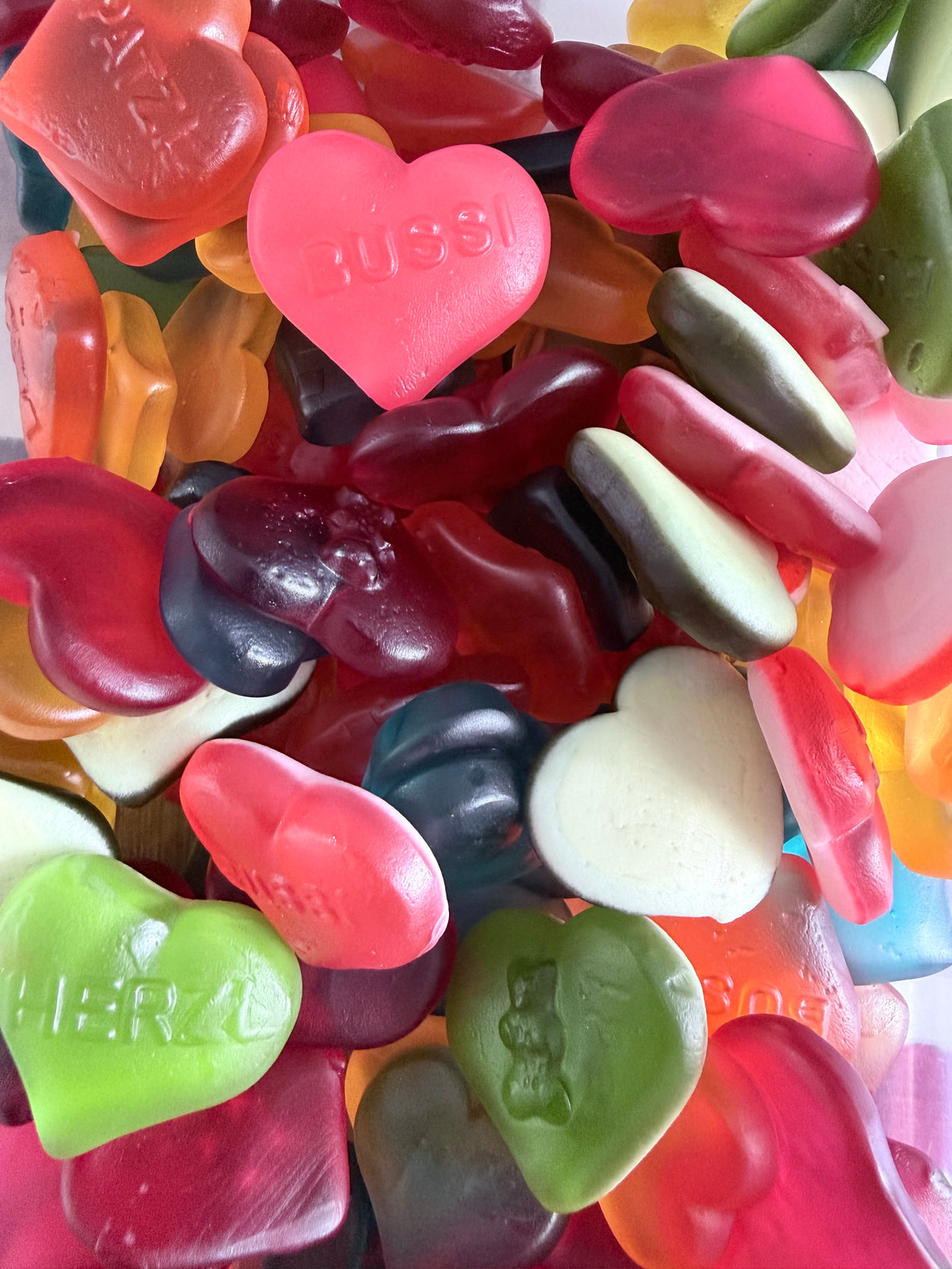 Cœur spéciaux haribo (pop corn, bbg,….) 100 gr