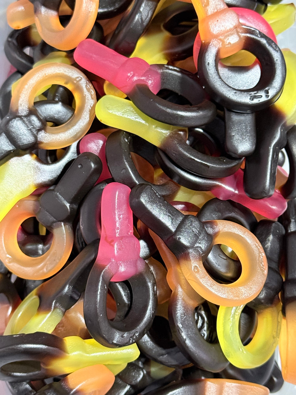 Tétine réglisse banane cerise passion 100 gr haribo