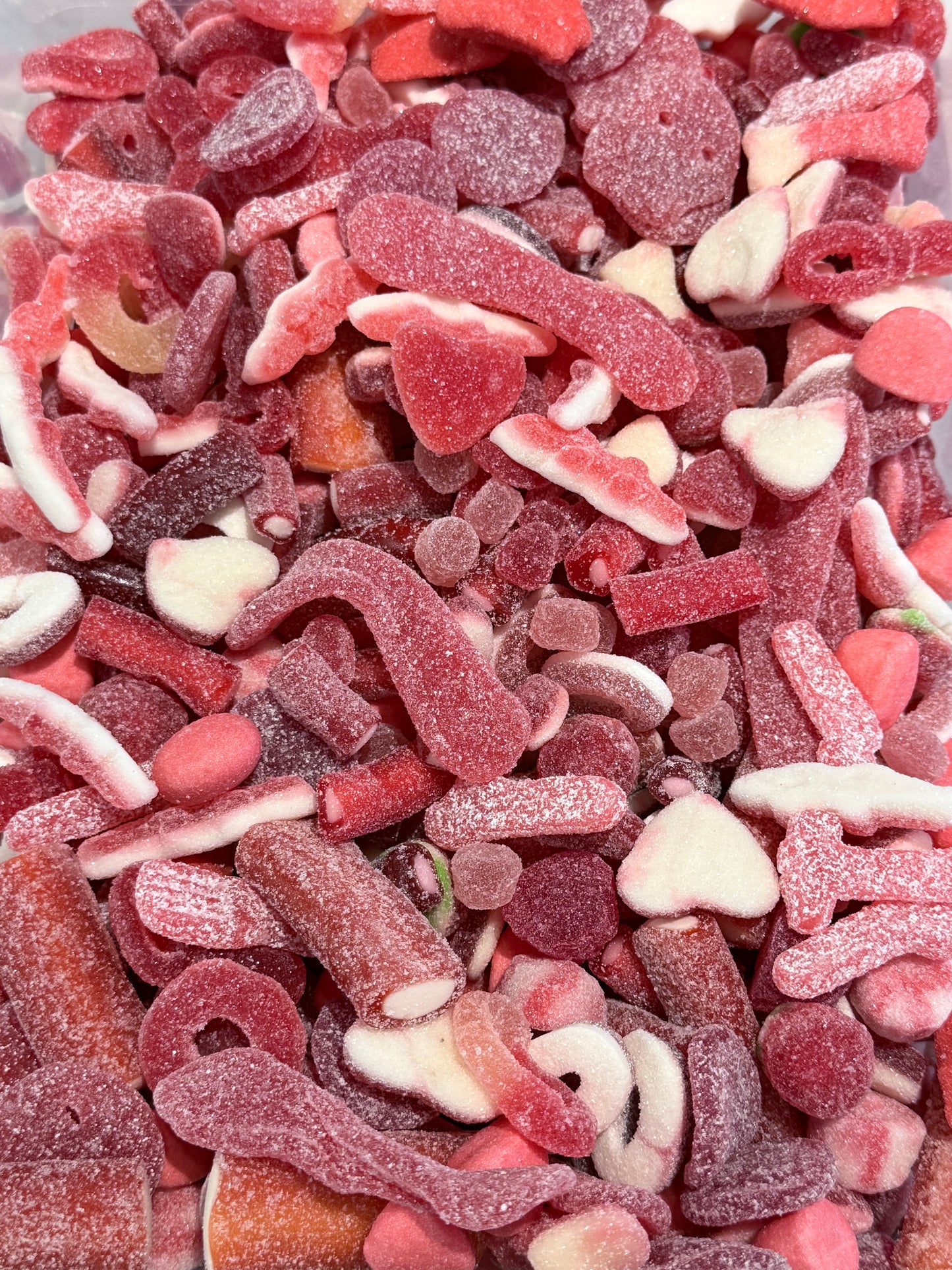 Mélange sucré / acide rouge 100 gr