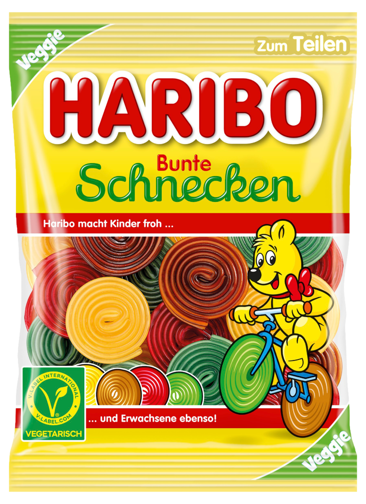 Rotella spéciaux haribo sachet de 160 gr cola fraise citron pomme
