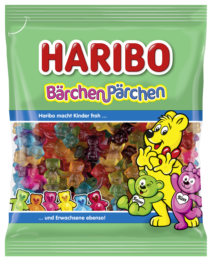 Duo ourson haribo sachet de 160 gr