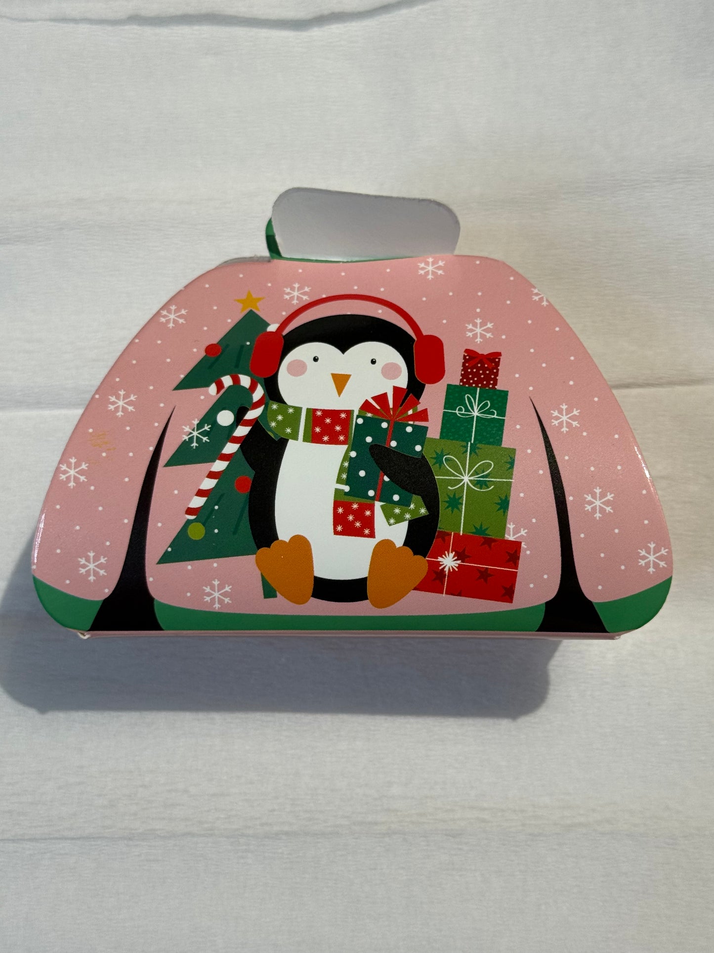 Mini boîte rose pingouin 80 gr