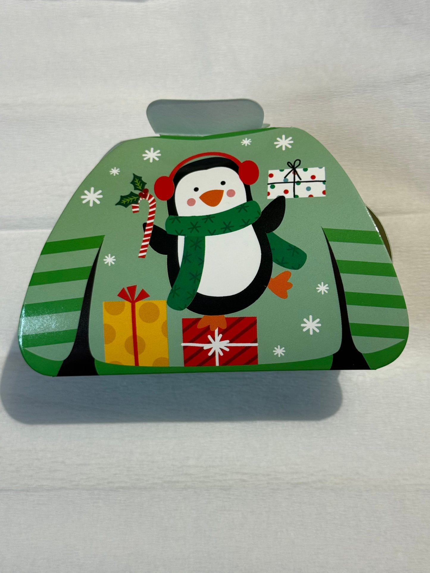 Mini pull vert ligne pingouin 80 gr