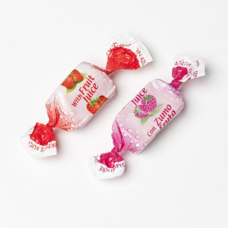 Caramels sans sucre aux fruits rouges 100 gr
