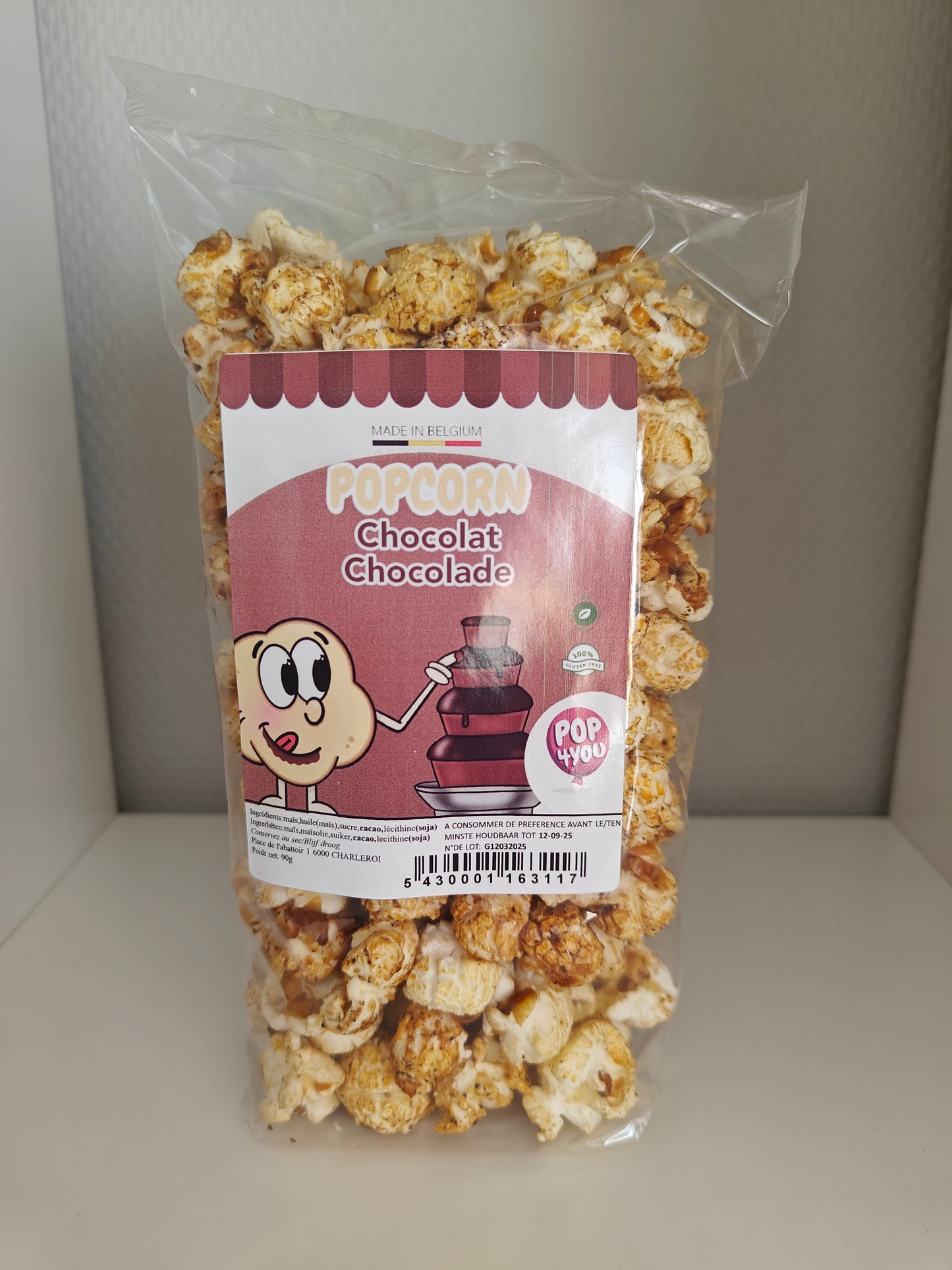 Pop corn chocolat 🍫 1 sachet