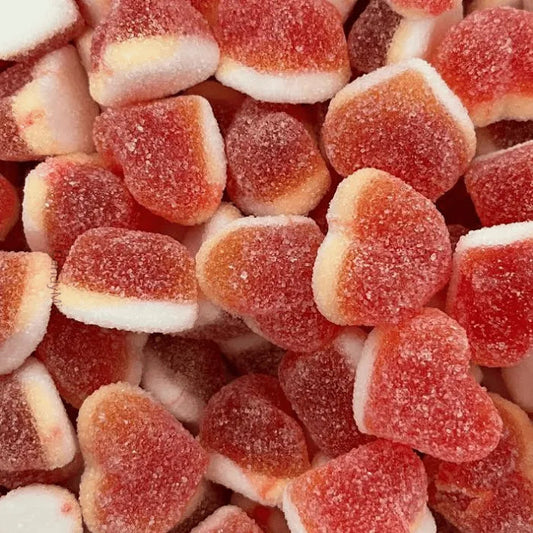 Cœur fourré pêche sucré 100 gr