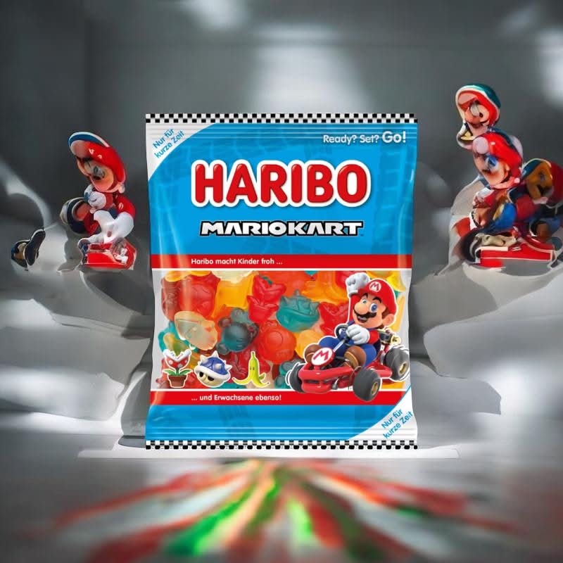 Sachet mariokart haribo 160 gr