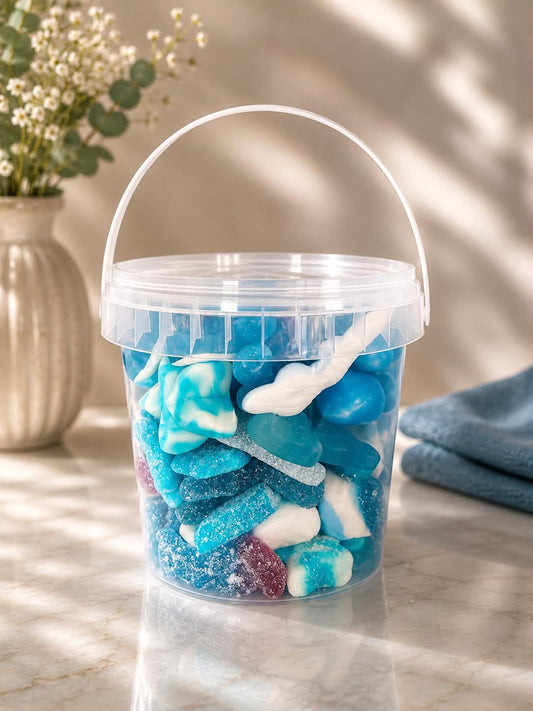 1. Seau de bonbons 🍬 bleu 400 gr