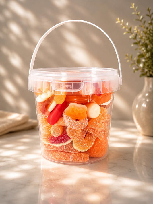 1. Seau de bonbons 🍬 orange 400 gr