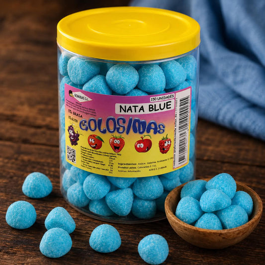Meringue bleue goût fruitée 10 pc