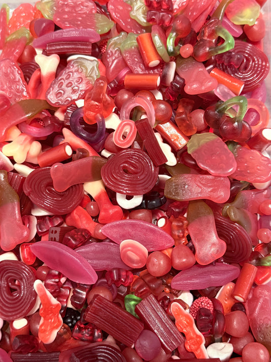 Mélange rouge lisse 100 gr