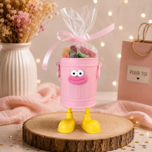 A. Pot à bic rose 300 gr de bonbons