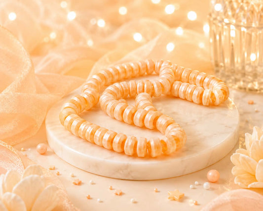 Collier orange 1 pc