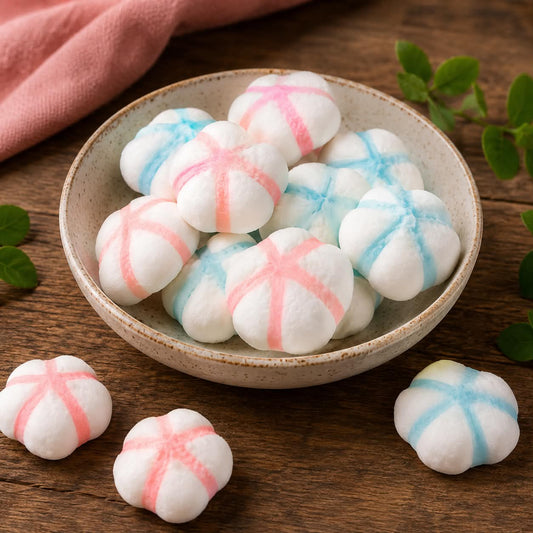 Meringue carrée goût collier de bonbons 10 pc