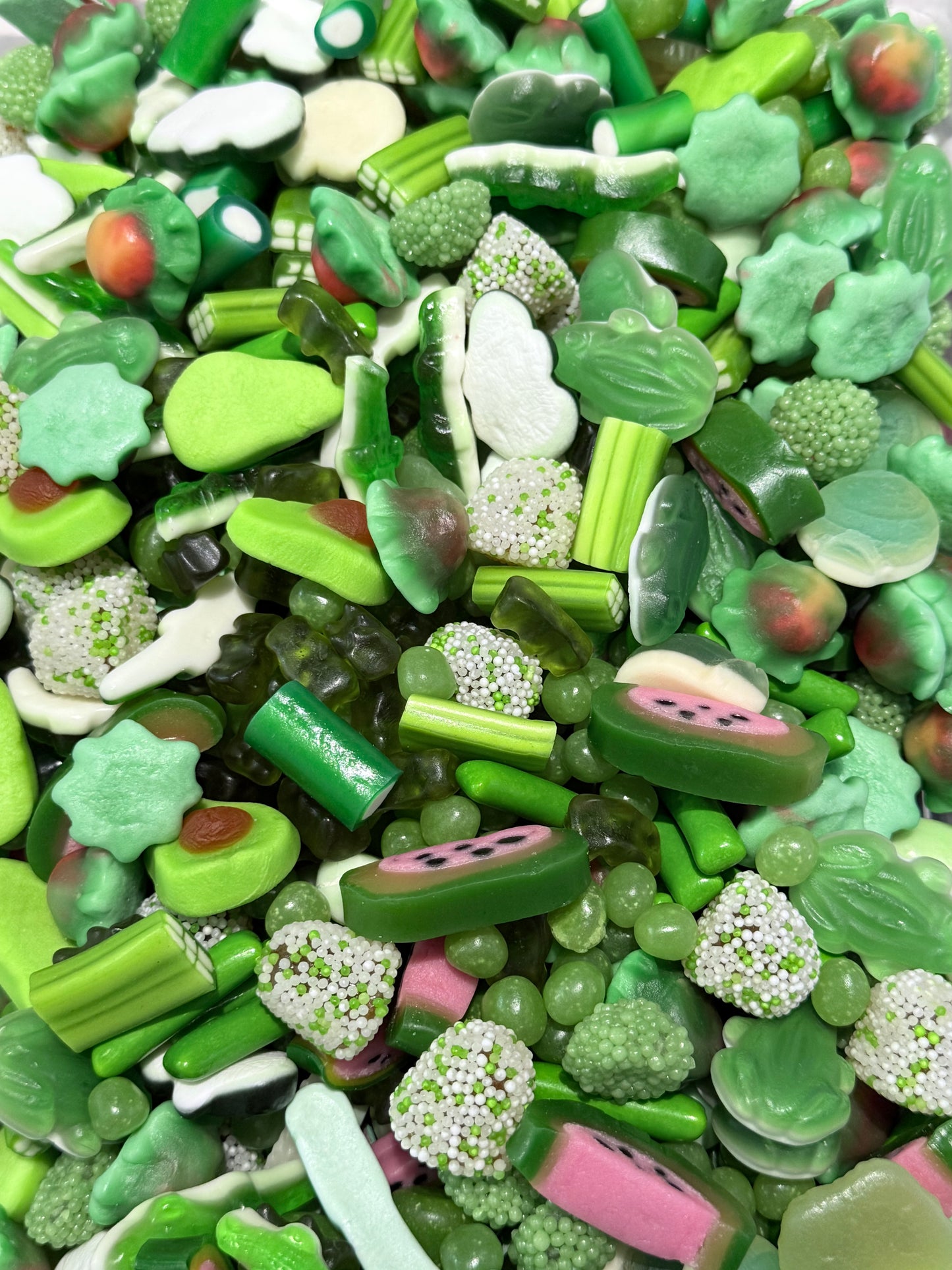 Mélange vert lisse 100 gr