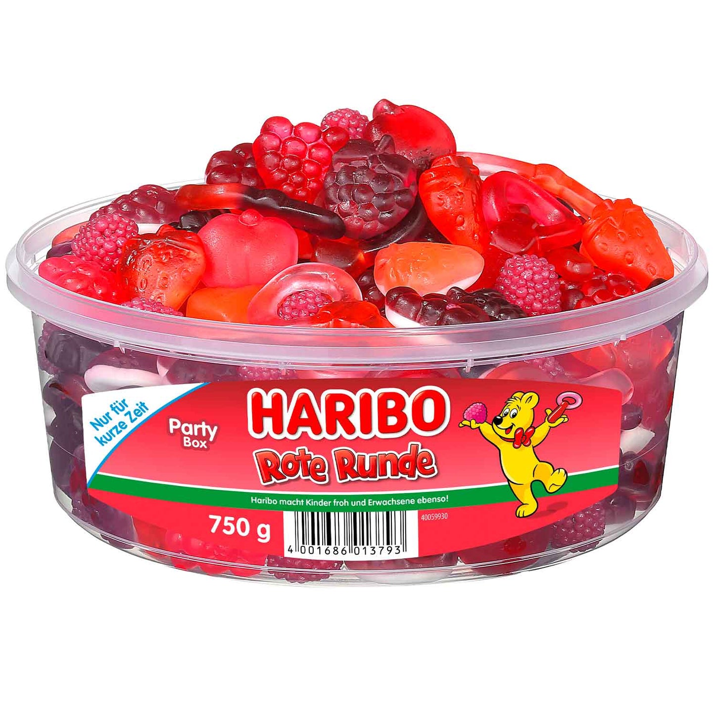 Mélange rouge haribo 100 gr
