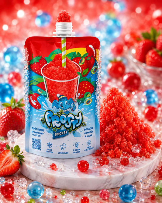 Granita pocket fraise à congeler 150 gr