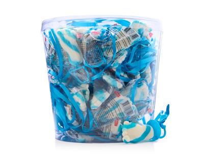 Sucette tétine pied bleu 1 pièce