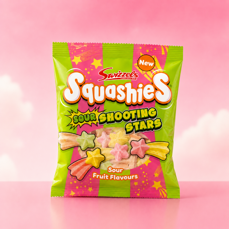 Squashies sour star 120 gr