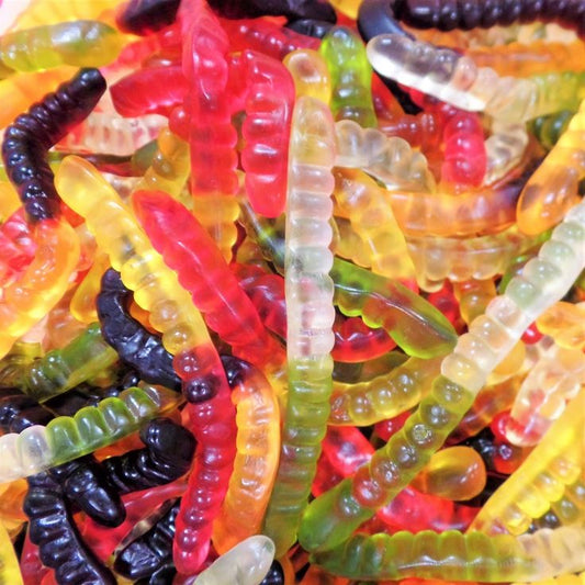 Chenille lisse Haribo 100 gr
