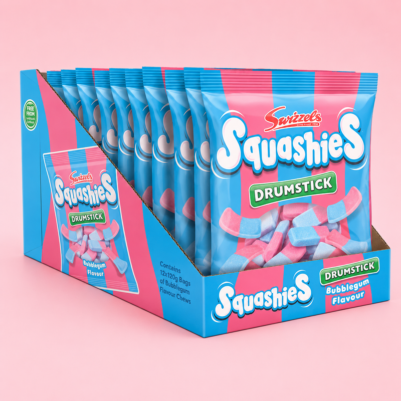 Squashies Bubble gum 120 gr