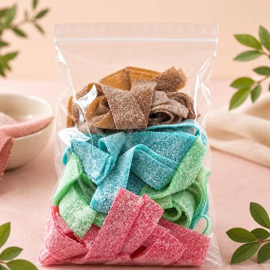 Mix tapis coca, fraise, pomme, framboise 100 gr