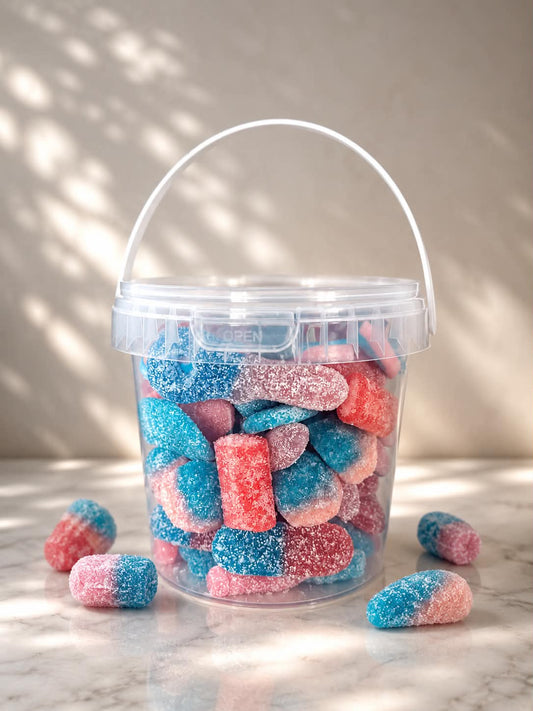 1. Seau de bonbons 🍬 goût Bubble gum 400 gr