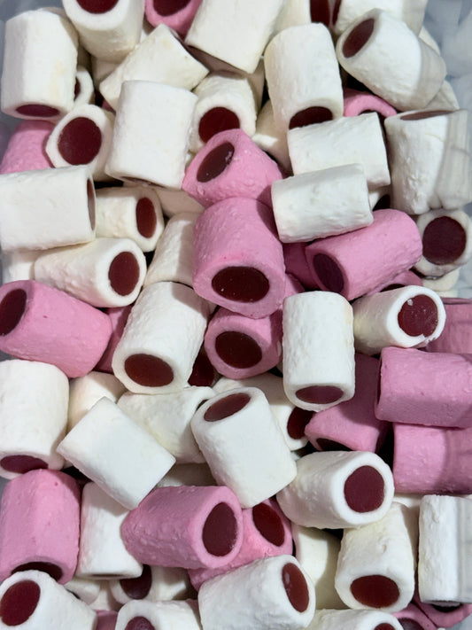 Mini Tube rose et blanc 100 gr