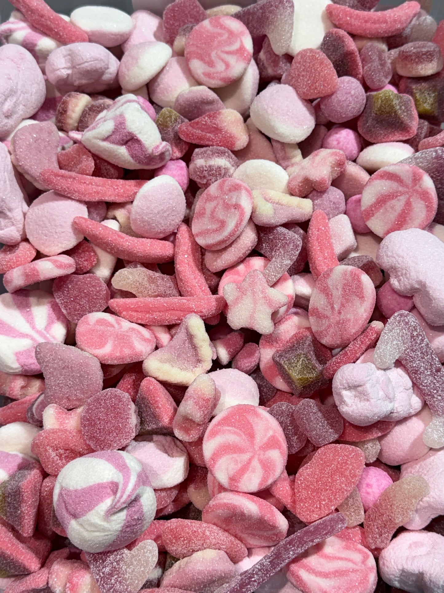 Mélange bonbon rose acide / sucré 100 gr