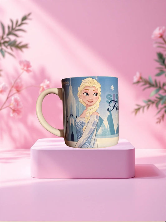 Tasse reine des neiges sisters bleue avec 200 gr de bonbons
