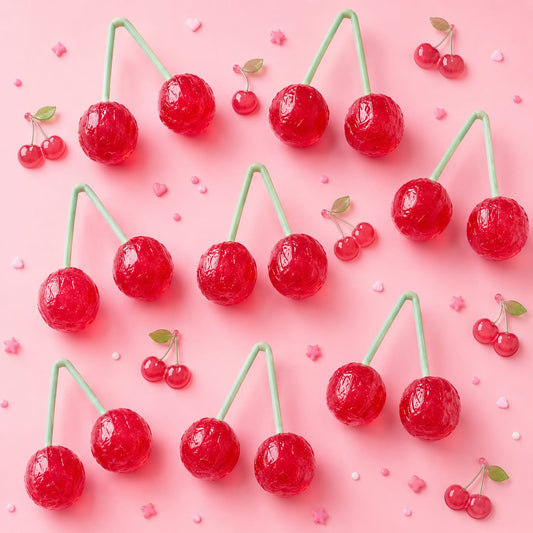 Sucette double cerise 1 pièce