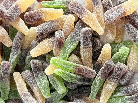 Bouteille verte & blanche 100 gr