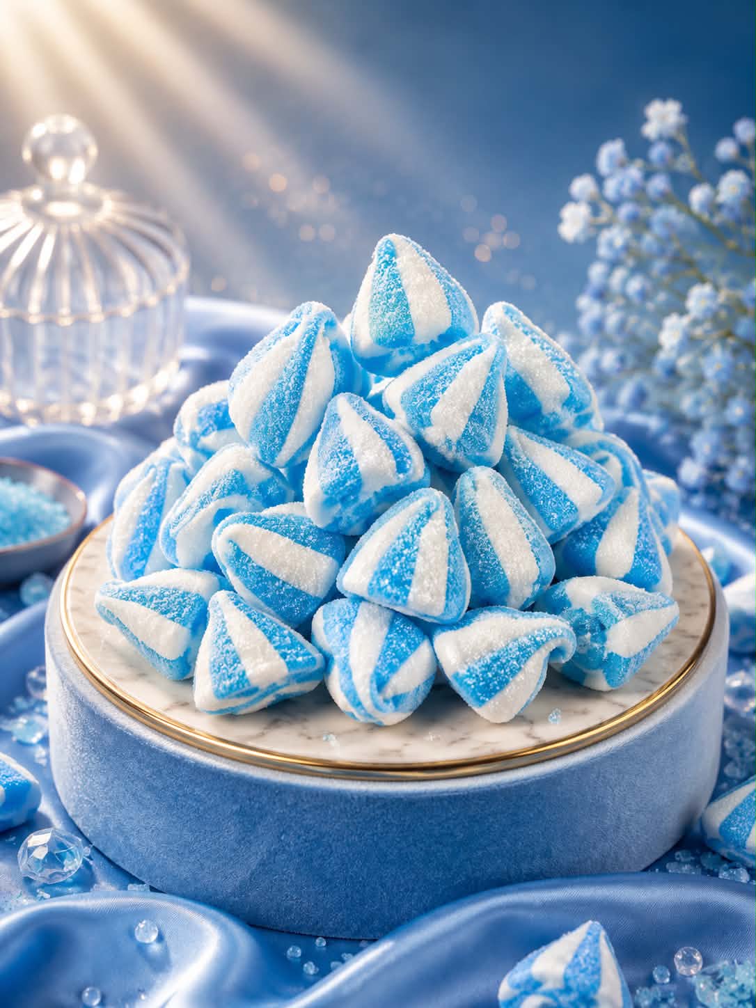 Lard chapeau d'elfe bleu 100 gr