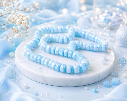 Collier bleu 1 pc