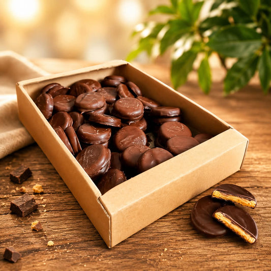 Biscuit chocolat caramel cacahuète 4 pc