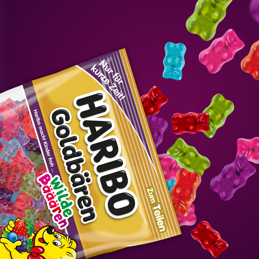 Ourson haribo fruits rouges 100 gr