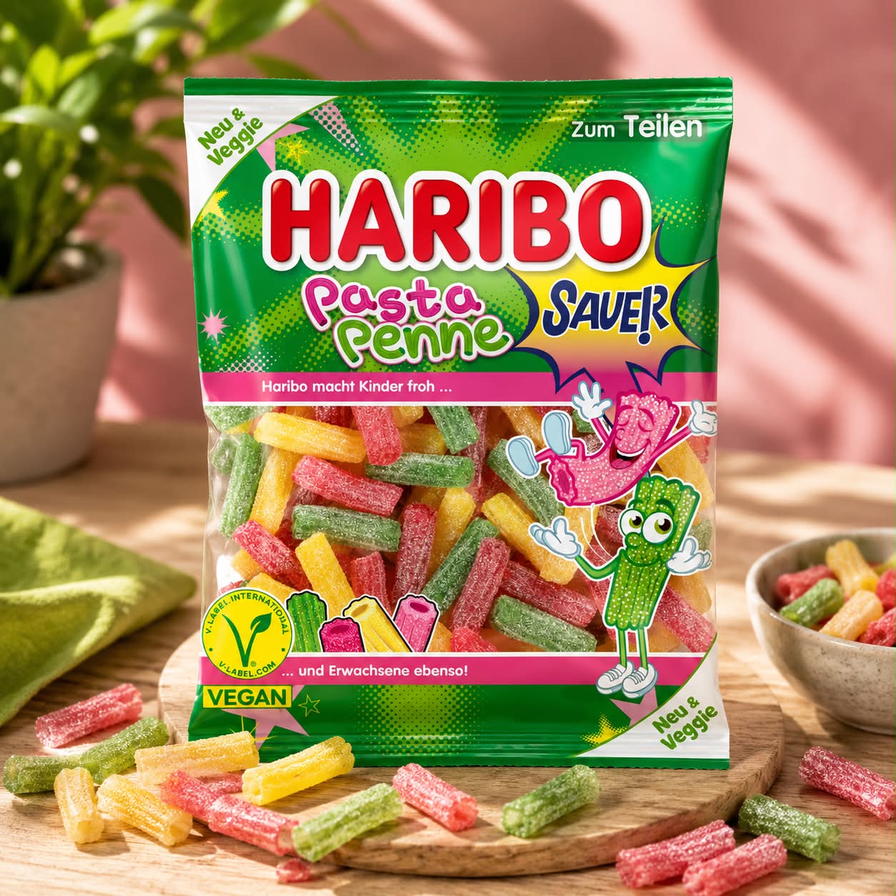 Pasta penne Haribo sachet 160 gr