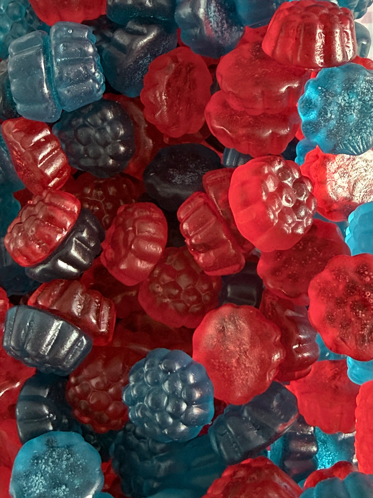 Baie rouge et bleu lisse 100 gr bebeto