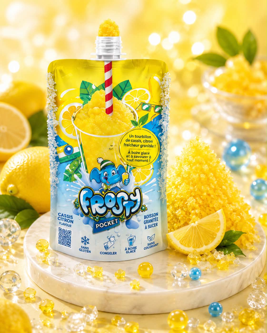 Granita pocket citron à congeler 150 gr