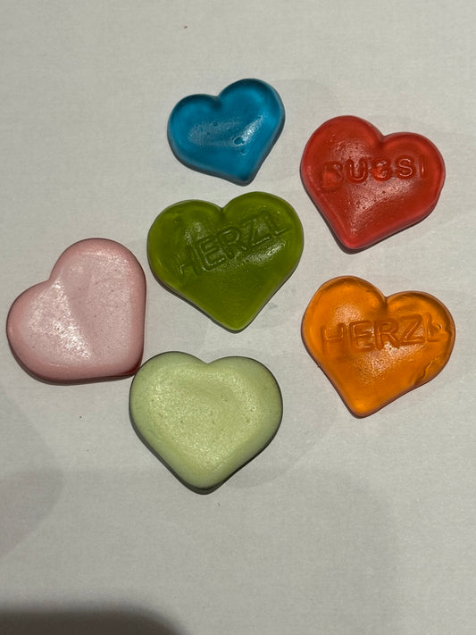 Cœur spéciaux haribo (pop corn, bbg,….) 100 gr