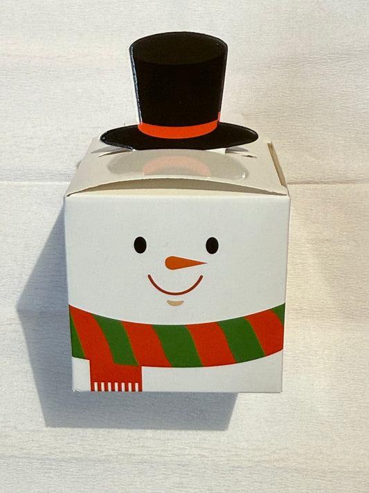 Mini boîte bonhomme de neige 50 gr