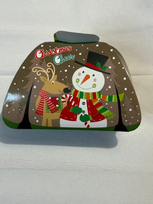 Mini pull brun renne + bonhomme de neige 80 gr