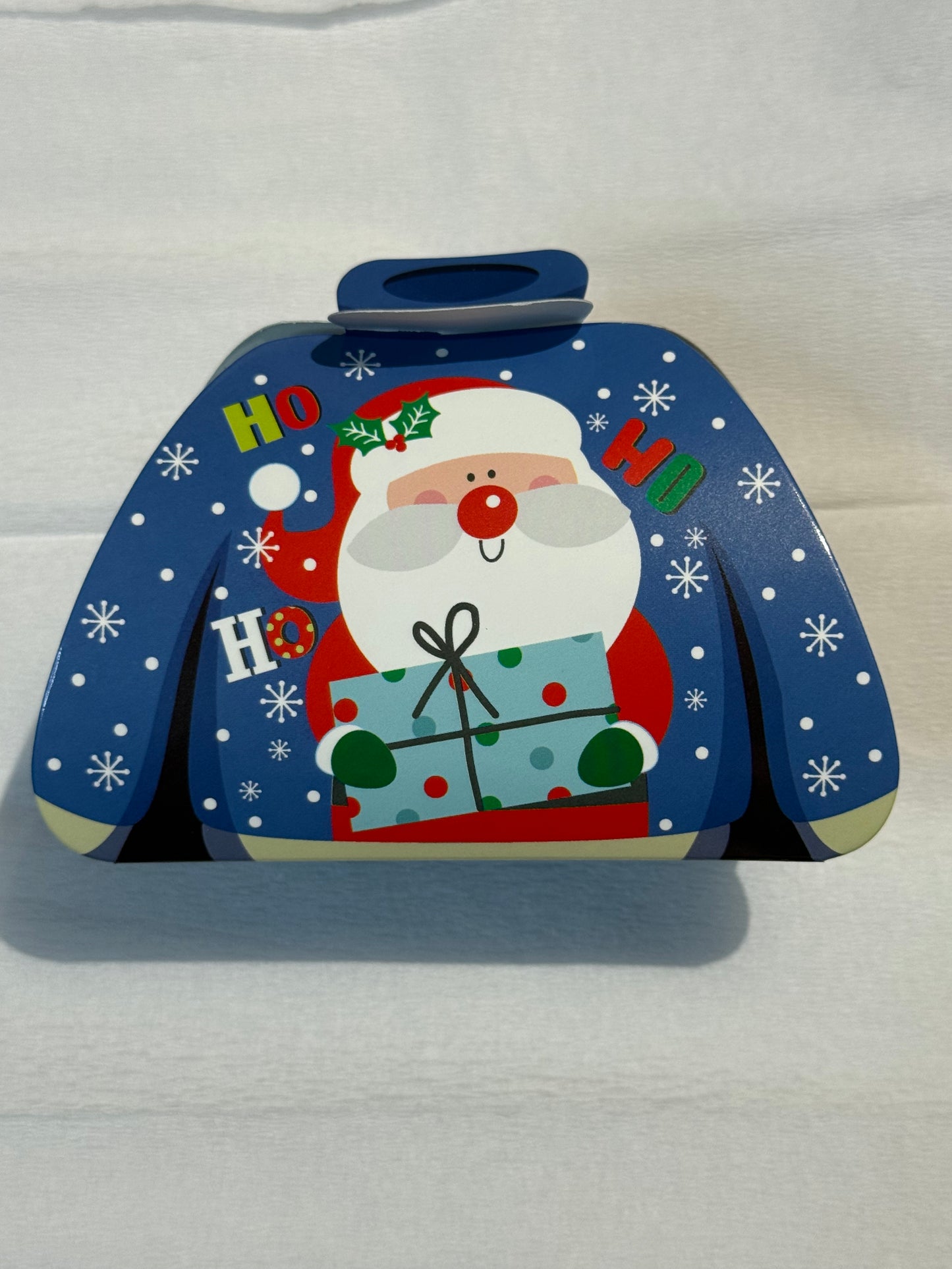 Mini pull bleu papa Noël 80 gr