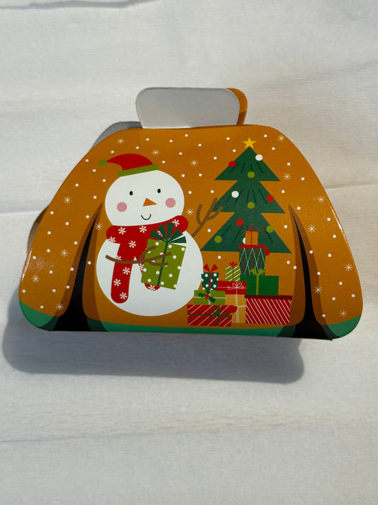 Mini pull orange bonhomme de neige 80 gr