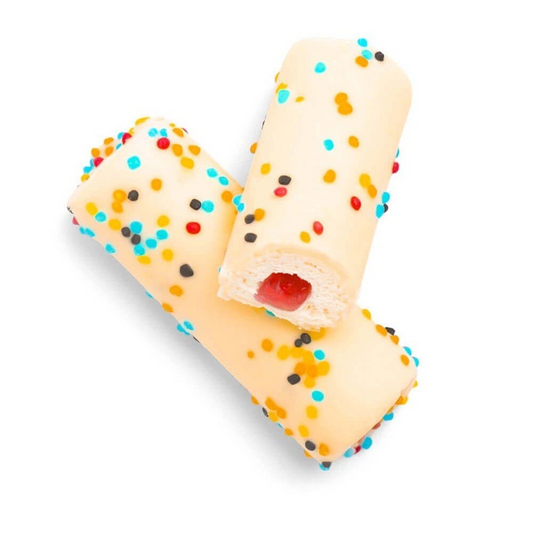 Guimauve chocolat blanc fourre fraise 5 pièces